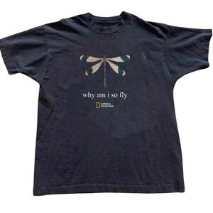 National Geographic navy blue dragonfly t-shirt #graphictee #gildan #unisex